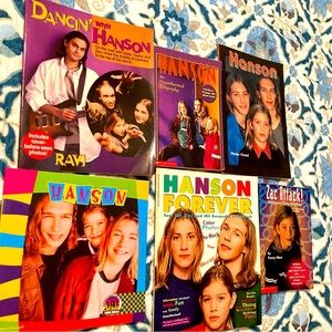 Collection of 6 Hanson books